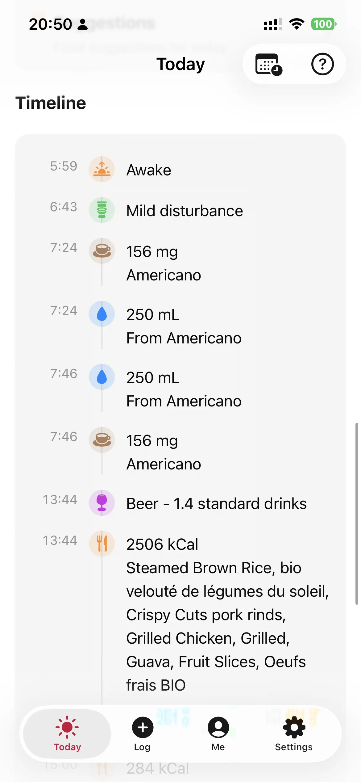 slotho unified timeline of a full day of entries